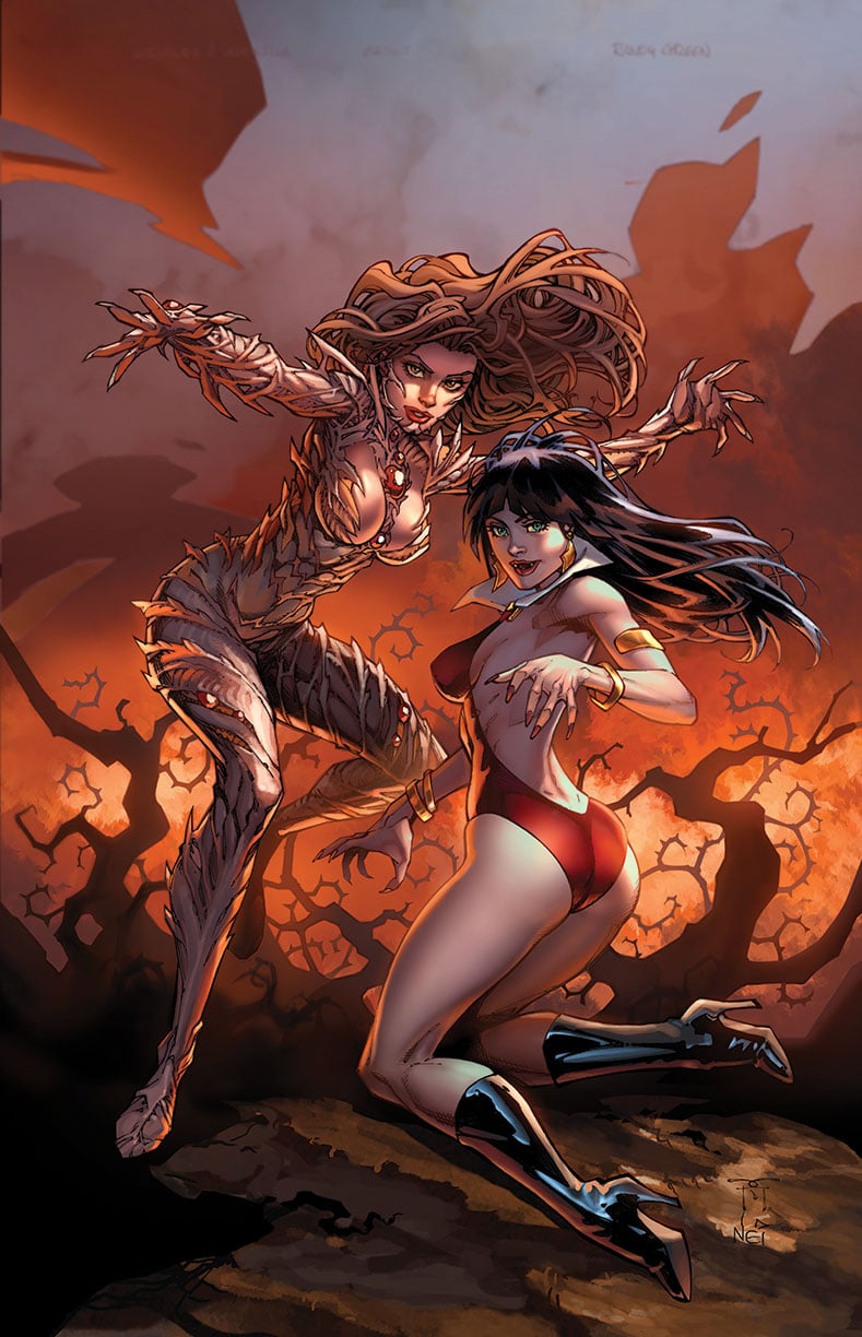 Vamperilla X Witchblade Virgin #1 by Randy Green